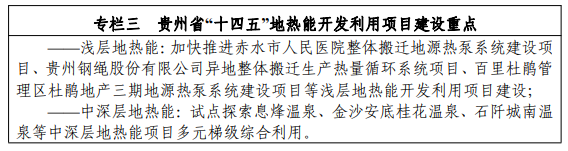 地大熱能：貴州新能源發(fā)展“十四五”規劃地熱投資超100億！