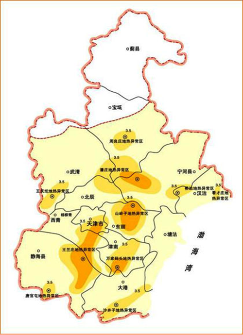 天津市地熱資源分布規律-地熱開(kāi)發(fā)利用-地大熱能